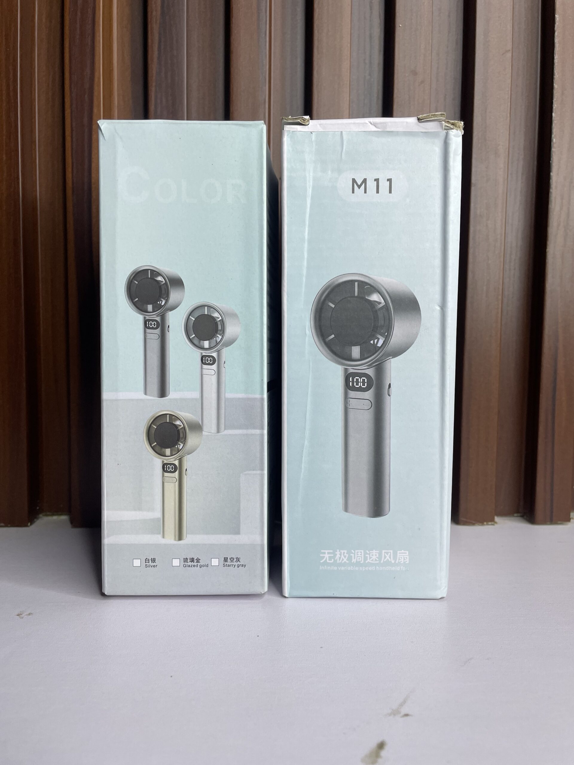 M11 Infinite Variable speed handheld fan