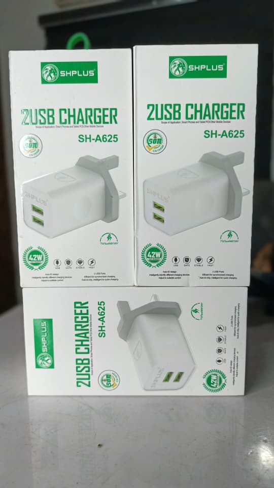 SHPLUS 2USB Fast Charger SH-A625